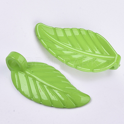 Opaque Acrylic Pendants SACR-N008-042-1