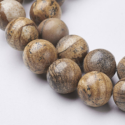 Natural Gemstone Beads Strands GSR12mmC016-1
