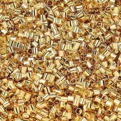 Brass Crimp Beads KK-R077-2mm-G-1