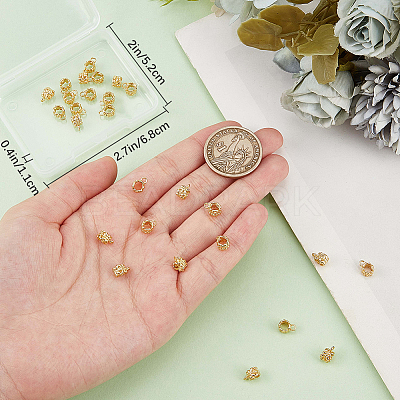 30Pcs Brass Tube Bails KK-BBC0015-05-1