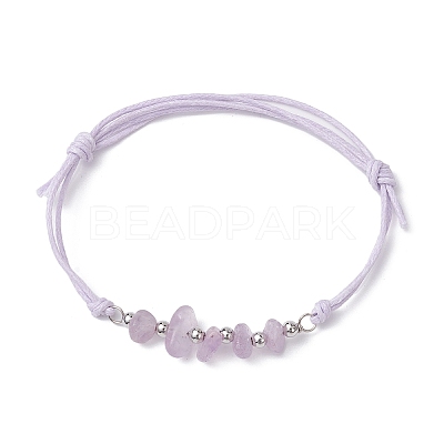 5Pcs Natural Mixed Stone Chips Braided Bead Bracelet Sets BJEW-JB09869-01-1