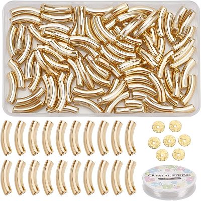 DIY Curved Tube Chunky Bracelet Making Kit DIY-NB0007-29-1