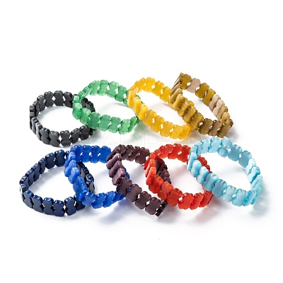 Cat Eye Beads Stretch Bracelets BJEW-I296-14-1