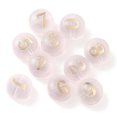 10Pcs Transparency Glass Beads GLAA-Q001-02A-1