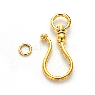 Tibetan Style S Hook Clasps GLF5091Y-1