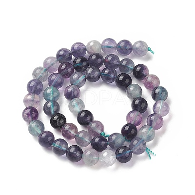 Natural Fluorite Beads Strands X-G-B038-C02-1