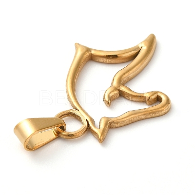 PVD Vacuum Plating 304 Stainless Steel Pendants STAS-D069-03G-1