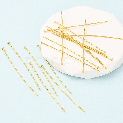 Brass Flat Head Pins LS-X-HP5.0cmCY-G-1