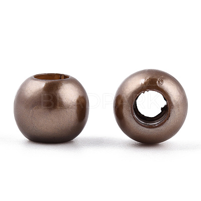 ABS Plastic Imitation Pearl European Beads X-MACR-R530-12mm-A46-1