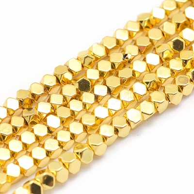 Electroplate Non-magnetic Synthetic Hematite Beads Strands G-L485-10C-G-1