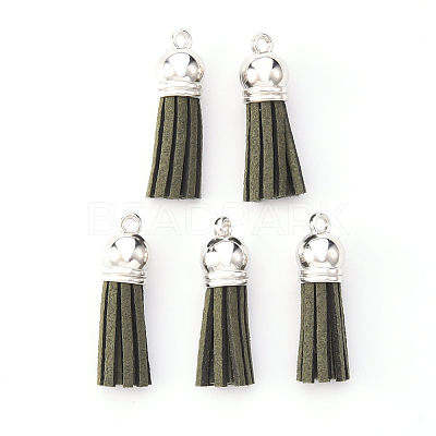 Faux Suede Tassel Pendant Decorations X-FIND-R095-031P-1