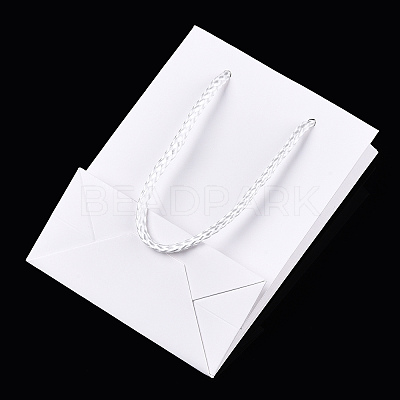 Rectangle Cardboard Paper Bags AJEW-E034-10-1