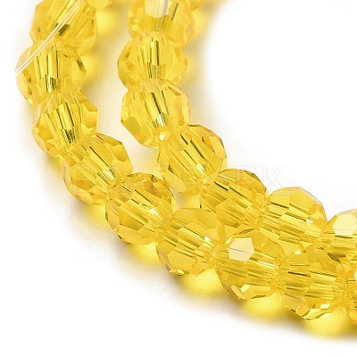 Transparent Glass Beads Strands EGLA-A035-T4mm-D03-1