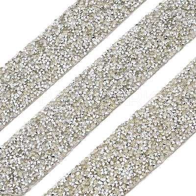 Glitter Resin Hotfix Rhinestone(Hot Melt Adhesive On The Back) OCOR-XCP0002-34-1