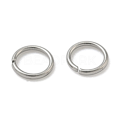 Tarnish Resistant 304 Stainless Steel Open Jump Rings STAS-M008-04A-1