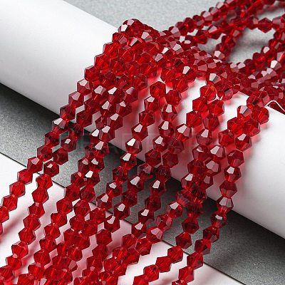 Transparent Glass Beads Strands EGLA-A039-T6mm-D-M-1