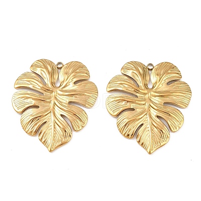 304 Stainless Steel Pendants STAS-P424-05G-1