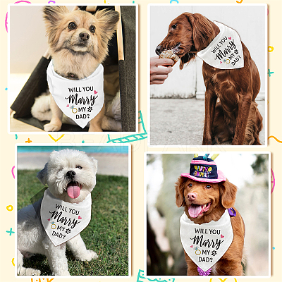Cotton Dog's Kerchief AJEW-WH0503-006-1