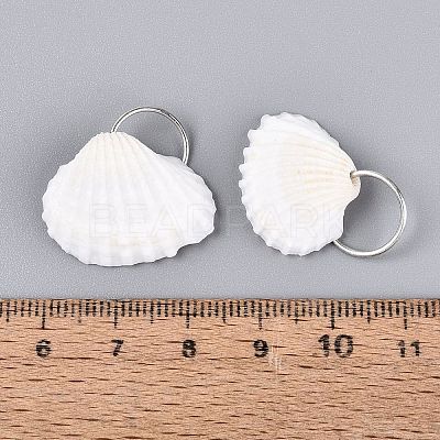 Natural Shell Pendants SHEL-Q028-03-1