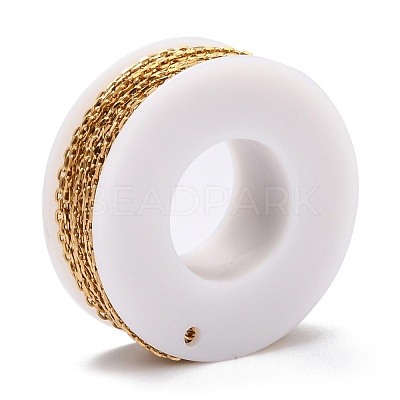 PVD Vacuum Plating 304 Stainless Steel Cable Chains CHS-D033-03G-01-1