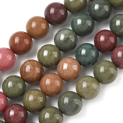 Dyed Natural Malaysia Jade Beads Strands G-G021-02C-25-1