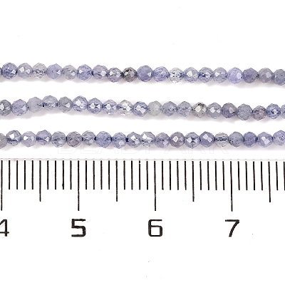 Natural Tanzanite Beads Strands G-F770-C04-03-1