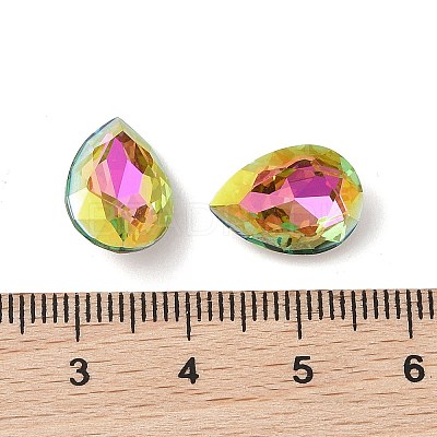 Glass Rhinestone Cabochons RGLA-L029-04A-VRLA-1