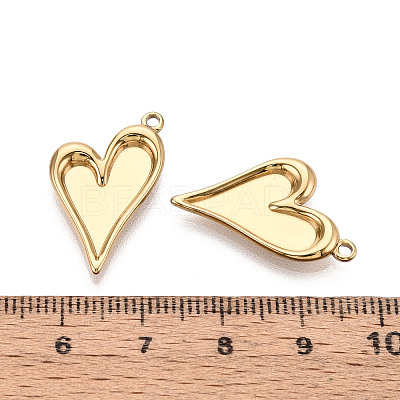 304 Stainless Steel Pendant Cabochon Settings STAS-T067-65G-1