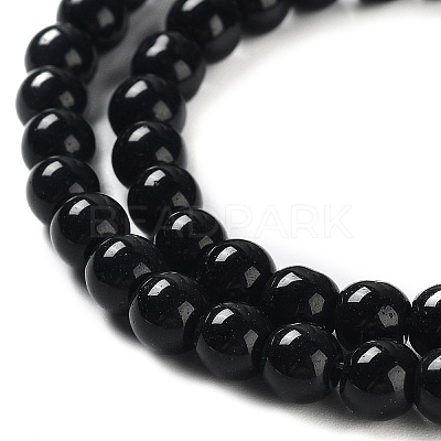Baking Paint Pearlized Glass Pearl Round Bead Strands HY-Q003-6mm-80-1