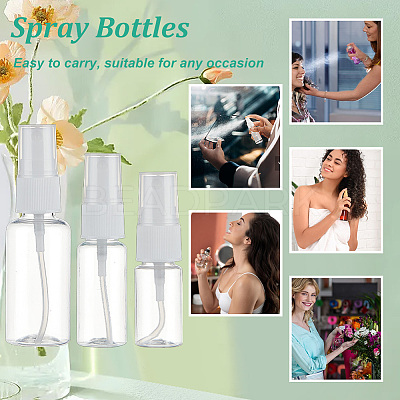 120Pcs 3 Styles Plastic Travel Spray Bottles AJEW-OC0005-07B-1