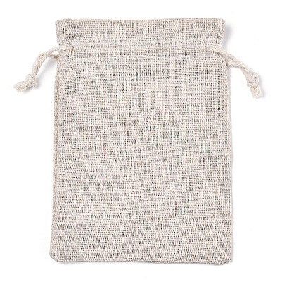 Cotton Cloth Packing Pouches Drawstring Bags ABAG-R011-10X14-01-1
