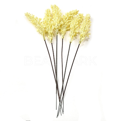 6pcs Lavender Plastic Simulation Artificial Flower PW-WG14912-01-1