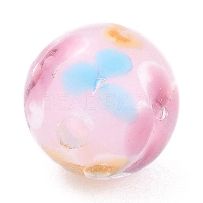 Round Lampwork Beads LAMP-H059-A06-1