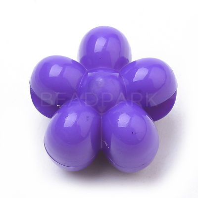 Opaque Acrylic European Beads SACR-Q190-26-1