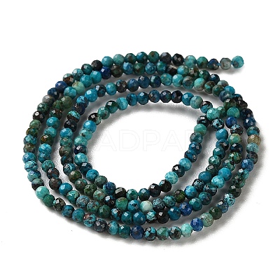 Natural Chrysocolla Beads Strands G-Z150-A05-2mm-A-1