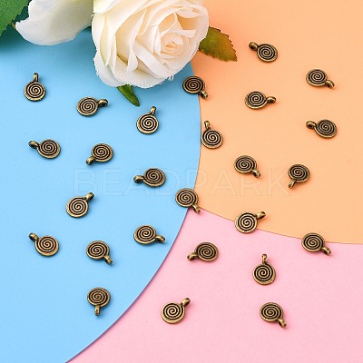 Tibetan Style Alloy Charms X-MLF0339Y-NF-1