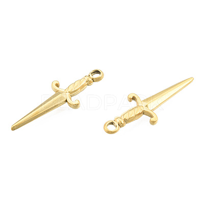 Ion Plating(IP) 201 Stainless Steel Pendants X-STAS-N098-246LG-1