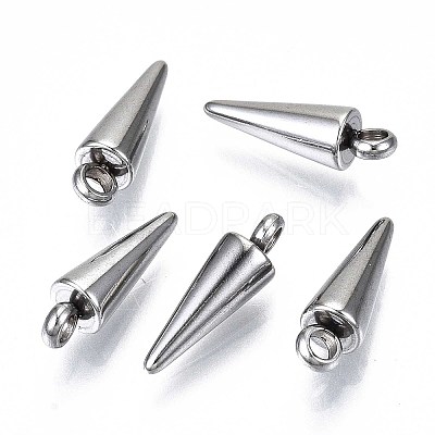 Non-Tarnish 201 Stainless Steel Pendants X-STAS-S117-002A-01-1