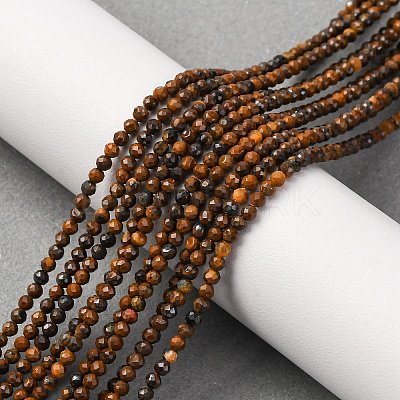 Natural Tiger Iron Beads Strands G-RM250104-B5-1