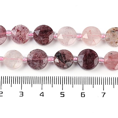 Natural Strawberry Quartz Beads Strands G-C116-A41-01-1