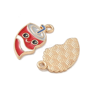 2Pcs Alloy Enamel Pendants LS-ENAM-I077-03KCG-02-1