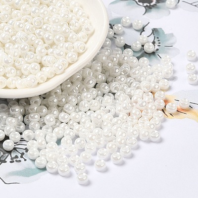Glass Seed Beads SEED-H002-E-A121-1