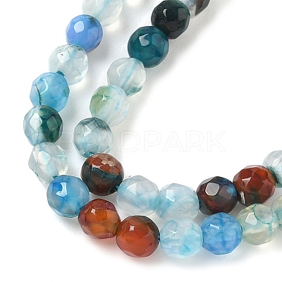 Natural Agate Beads Strands G-H302-A01-13-1