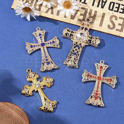 Alloy Medieval Big Pendants ALRI-X0007-02G-1