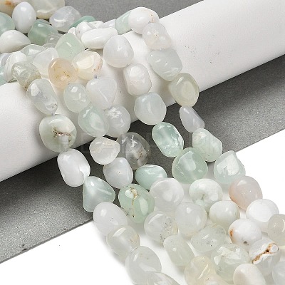 Natural Yellow Opal Beads Strands G-P497-01E-02B-1