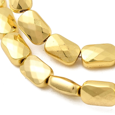 Electroplate Glass Beads Strands EGLA-F166-18G-1