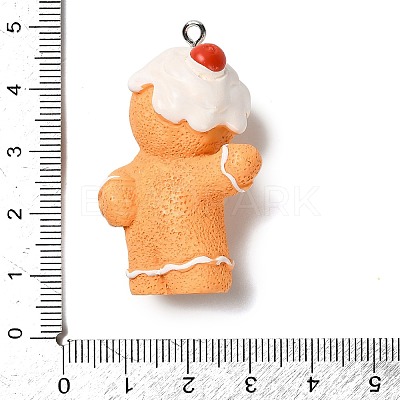 Christmas Theme Opaque Resin Pendants LS-RESI-I336-01P-06-1