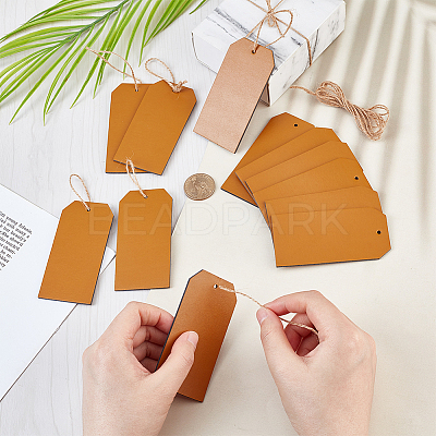 Imitation Leather Tags AJEW-WH0330-02A-1
