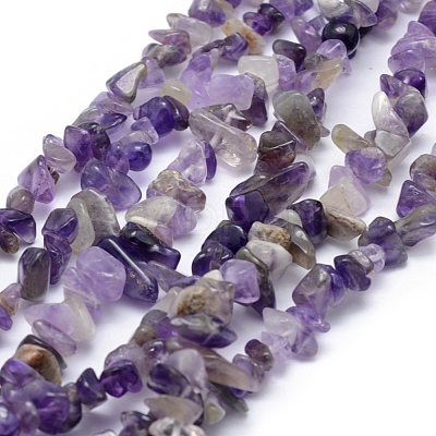Natural Amethyst Beads Strands G-P332-07-1