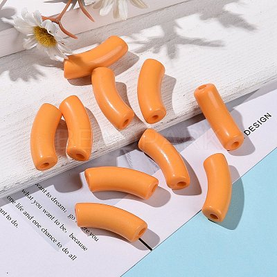 Opaque Acrylic Beads SACR-S677-011-1
